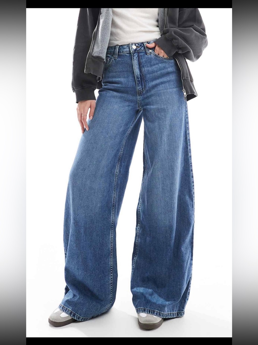 ASOS DESIGN TALL Women’s Soft Denim Palazzo Pant